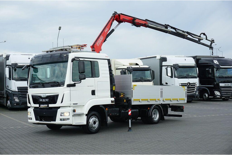 MAN TGL / 12.250 / SKRZYNIOWY + HDS / FASSI F 65 / PILOT - 栏板式/ 平板卡车, 起重车:图1 MAN TGL / 12.250 / SKRZYNIOWY + HDS / FASSI F 65 / PILOT - 栏板式/ 平板卡车, 起重车:图1