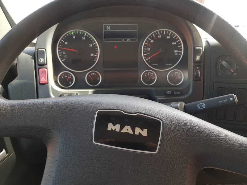 栏板式/ 平板卡车, 起重车 MAN TGL 8.150 22M Multitel：图9