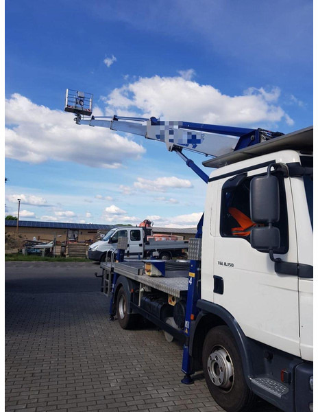 栏板式/ 平板卡车, 起重车 MAN TGL 8.150 22M Multitel：图6