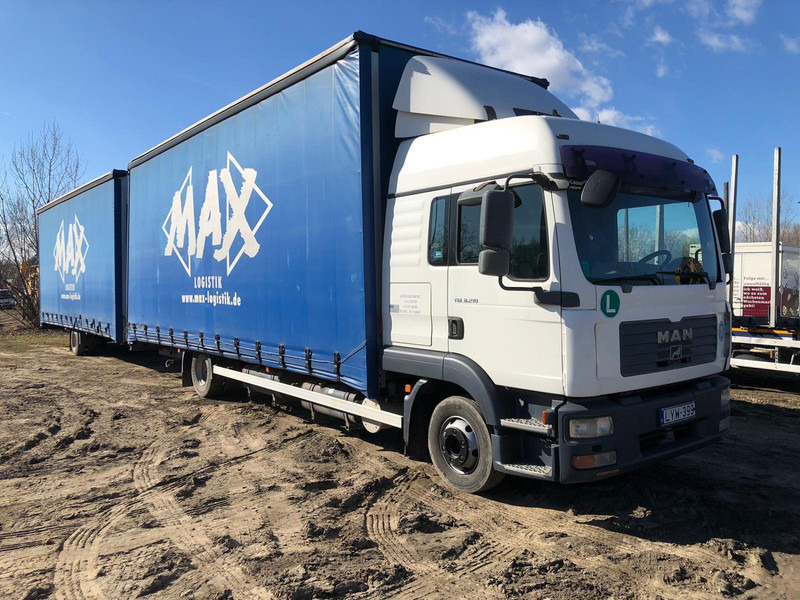 MAN TGL 8.210 Pritsche - TOP ZUSTAND - 侧帘卡车:图1 MAN TGL 8.210 Pritsche - TOP ZUSTAND - 侧帘卡车:图1