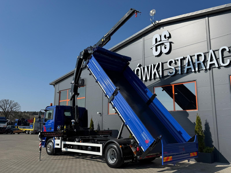 MAN TGM TGL 15.250 / E6 / wywrotka 3-S + HMF żuraw z pilotem / H - 翻斗车, 起重车:图3 MAN TGM TGL 15.250 / E6 / wywrotka 3-S + HMF żuraw z pilotem / H - 翻斗车, 起重车:图3