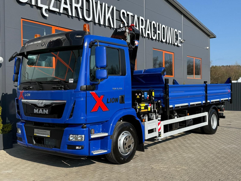 MAN TGM TGL 15.250 / E6 / wywrotka 3-S + HMF żuraw z pilotem / H - 翻斗车, 起重车:图4 MAN TGM TGL 15.250 / E6 / wywrotka 3-S + HMF żuraw z pilotem / H - 翻斗车, 起重车:图4