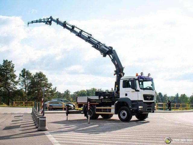 MAN TGS 18.360 4x4 HIAB 377-E6 XS Fly Jib Crane Kra - 栏板式/ 平板卡车, 起重车:图4 MAN TGS 18.360 4x4 HIAB 377-E6 XS Fly Jib Crane Kra - 栏板式/ 平板卡车, 起重车:图4