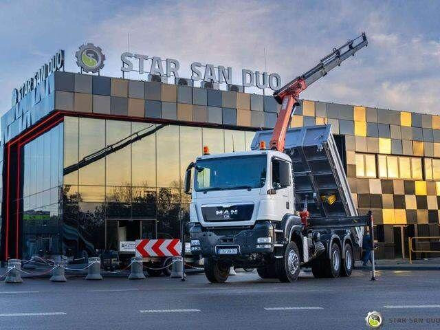 MAN TGS 26.360 6x6 PALFINGER PK 18001 EH Crane Kipe - 翻斗车, 起重车:图1 MAN TGS 26.360 6x6 PALFINGER PK 18001 EH Crane Kipe - 翻斗车, 起重车:图1