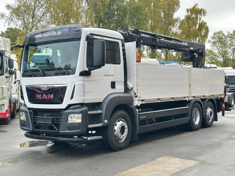 MAN TGS 26.440 6x2 Flatbed + Crane Hiab 177 K - 栏板式/ 平板卡车, 起重车:图2 MAN TGS 26.440 6x2 Flatbed + Crane Hiab 177 K - 栏板式/ 平板卡车, 起重车:图2