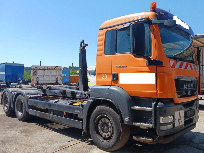 MAN TGS 26.440 Meiller RK2065, EURO5, GERMAN - 栏板式/ 平板卡车, 起重车:图2 MAN TGS 26.440 Meiller RK2065, EURO5, GERMAN - 栏板式/ 平板卡车, 起重车:图2
