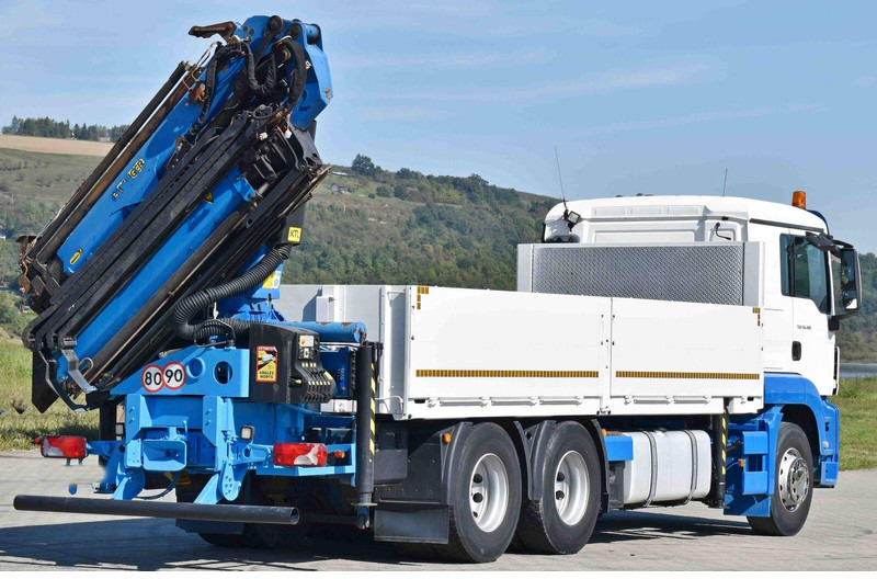 栏板式/ 平板卡车, 起重车 MAN TGS 26.480 * PK 27002 + JIB PJ060 + FUNK / 6x4：图7