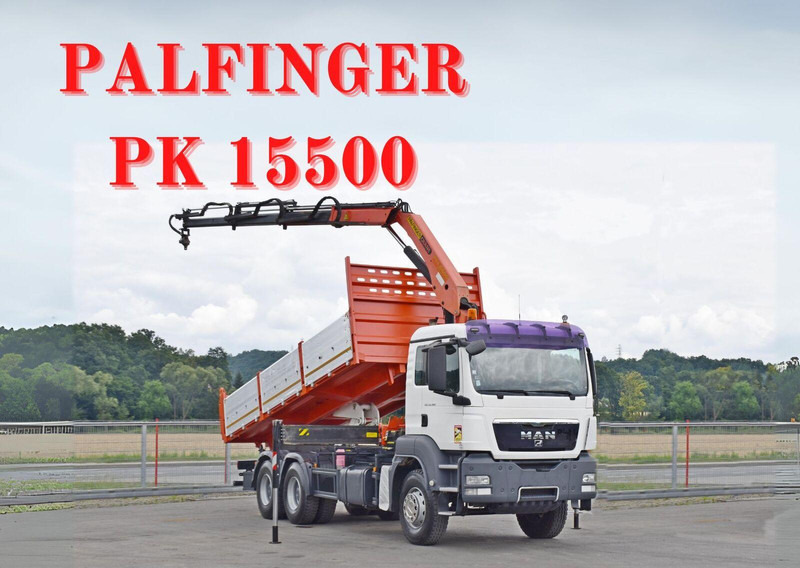 MAN TGS 33.360*KIPPER 6,40m *PK 15500 * 6x4 - 翻斗车, 起重车:图1 MAN TGS 33.360*KIPPER 6,40m *PK 15500 * 6x4 - 翻斗车, 起重车:图1
