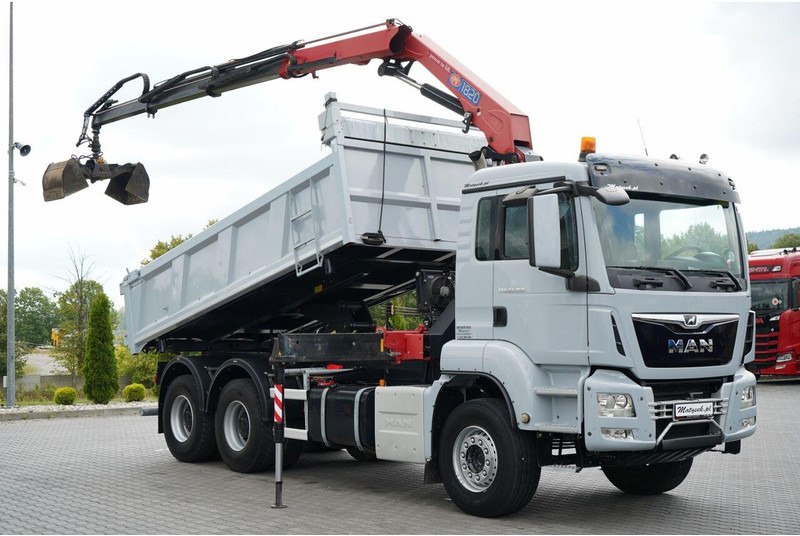 翻斗车, 起重车 MAN TGS 33.360 / WYWROTKA + HDS：图7