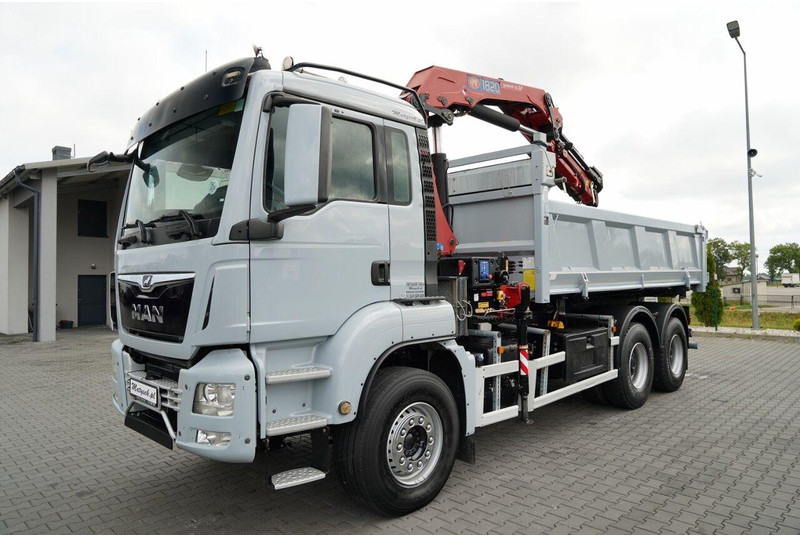 翻斗车, 起重车 MAN TGS 33.360 / WYWROTKA + HDS：图14