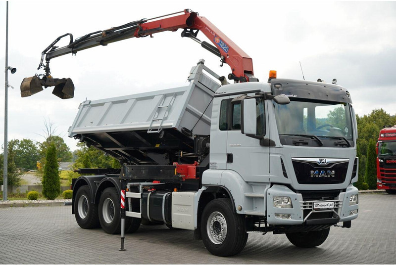 翻斗车, 起重车 MAN TGS 33.360 / WYWROTKA + HDS：图12
