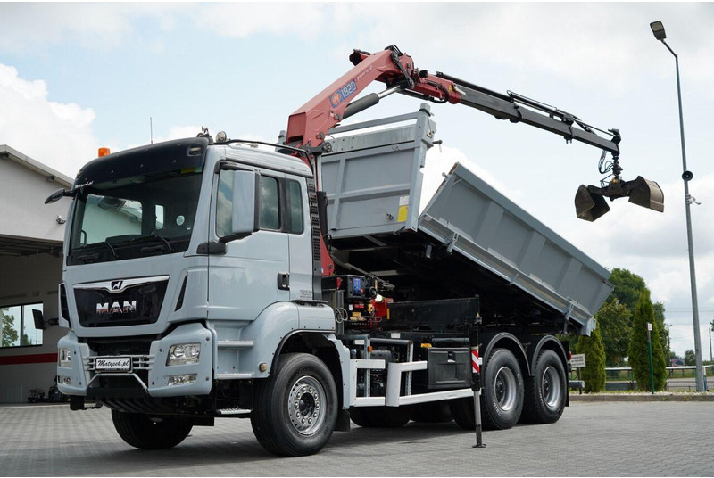 MAN TGS 33.360 / WYWROTKA + HDS - 翻斗车, 起重车:图1 MAN TGS 33.360 / WYWROTKA + HDS - 翻斗车, 起重车:图1