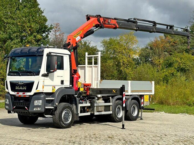 MAN TGS 33.480*KIPPER 5,05m * PK 33002-EH C+FUNK/6x6* 6x6 - 栏板式/ 平板卡车, 起重车:图2 MAN TGS 33.480*KIPPER 5,05m * PK 33002-EH C+FUNK/6x6* 6x6 - 栏板式/ 平板卡车, 起重车:图2