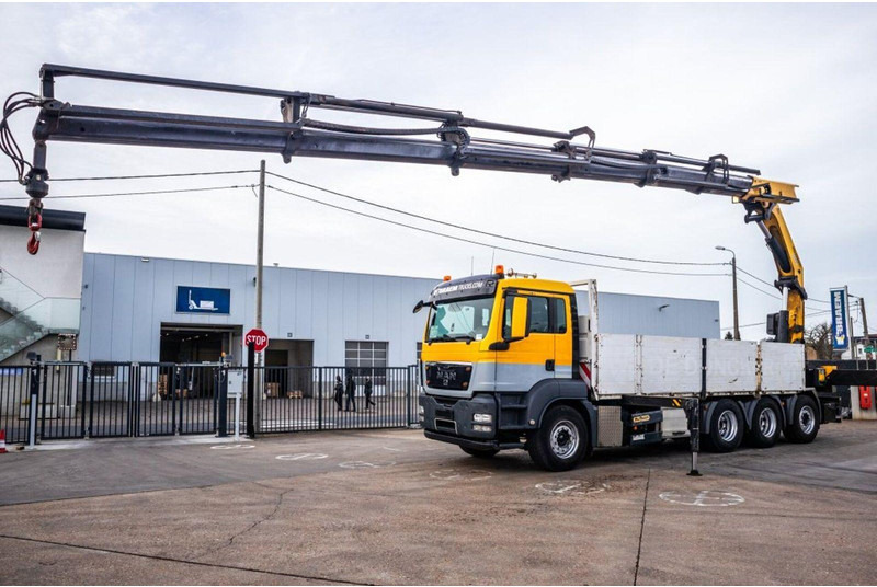 MAN TGS 35.440 8x4 Crane Palfinger PK 42002-SH - 栏板式/ 平板卡车, 起重车:图2 MAN TGS 35.440 8x4 Crane Palfinger PK 42002-SH - 栏板式/ 平板卡车, 起重车:图2