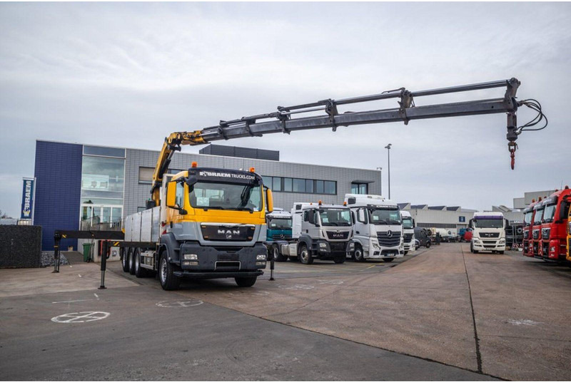 MAN TGS 35.440 8x4 Crane Palfinger PK 42002-SH - 栏板式/ 平板卡车, 起重车:图3 MAN TGS 35.440 8x4 Crane Palfinger PK 42002-SH - 栏板式/ 平板卡车, 起重车:图3