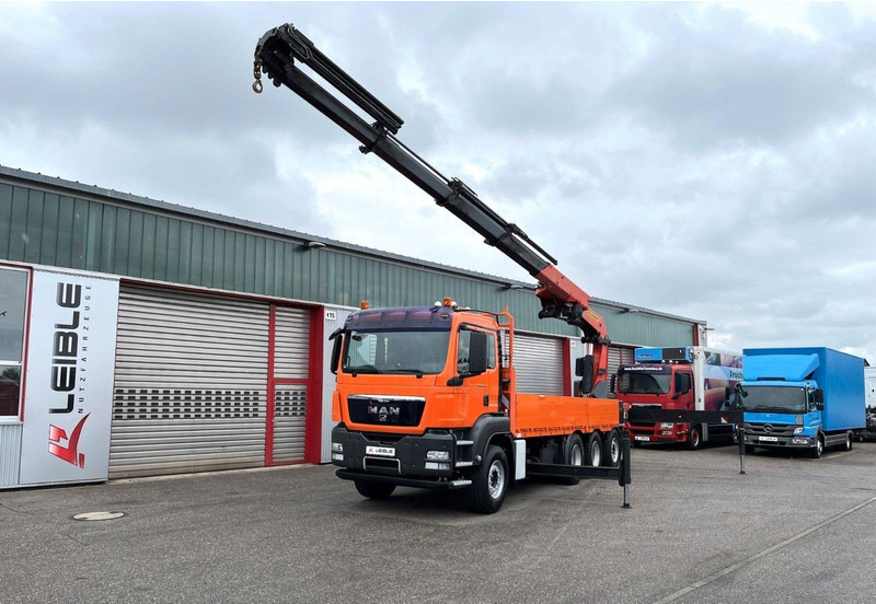 MAN TGS 35.480 8x4 Crane Palfinger PK 50002EH - 栏板式/ 平板卡车, 起重车:图5 MAN TGS 35.480 8x4 Crane Palfinger PK 50002EH - 栏板式/ 平板卡车, 起重车:图5