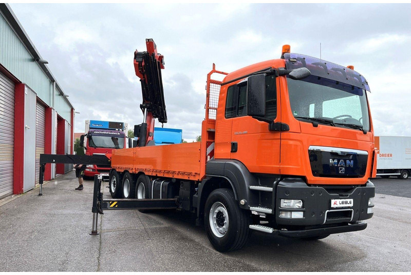 MAN TGS 35.480 8x4 Crane Palfinger PK 50002EH - 栏板式/ 平板卡车, 起重车:图3 MAN TGS 35.480 8x4 Crane Palfinger PK 50002EH - 栏板式/ 平板卡车, 起重车:图3