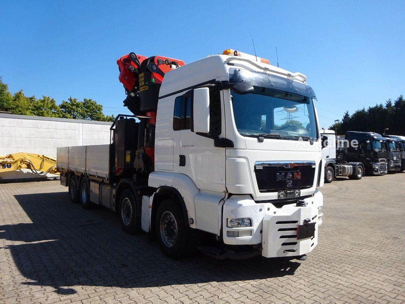 MAN TGS 35.480 - Flatbed + crane - 栏板式/ 平板卡车, 起重车:图2 MAN TGS 35.480 - Flatbed + crane - 栏板式/ 平板卡车, 起重车:图2