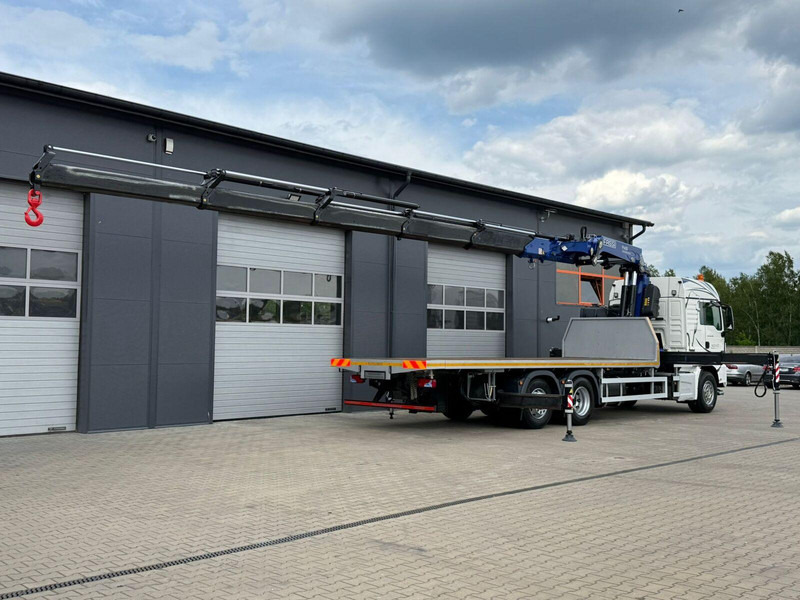MAN TGS TGX 26.400 // E6 // 6x2 // platforma + FASSI F455RA.2.25 // - 栏板式/ 平板卡车, 起重车:图3 MAN TGS TGX 26.400 // E6 // 6x2 // platforma + FASSI F455RA.2.25 // - 栏板式/ 平板卡车, 起重车:图3