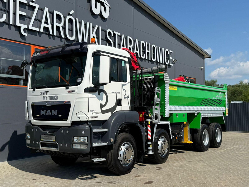 MAN TGS TGX 35.400 // 8x4 // E5 // wywrotka kiper + HDS z czerpakiem - 翻斗车, 起重车:图2 MAN TGS TGX 35.400 // 8x4 // E5 // wywrotka kiper + HDS z czerpakiem - 翻斗车, 起重车:图2