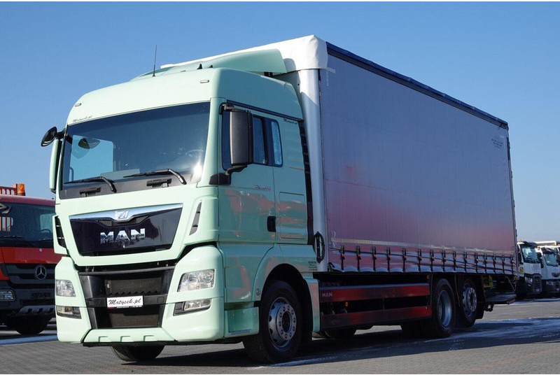 MAN TGX 26.440 / 6x2 / FIRANKA - 8,15 m / SOLÓWKA / WINDA ZAŁADOWCZA - 侧帘卡车:图1 MAN TGX 26.440 / 6x2 / FIRANKA - 8,15 m / SOLÓWKA / WINDA ZAŁADOWCZA - 侧帘卡车:图1