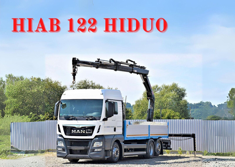MAN TGX 26.440 - 栏板式/ 平板卡车, 起重车:图1 MAN TGX 26.440 - 栏板式/ 平板卡车, 起重车:图1