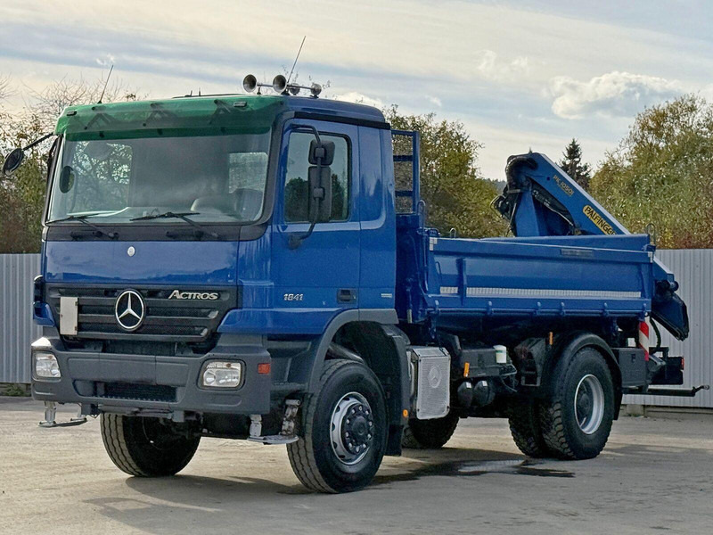 Mercedes-Benz ACTROS 1841 * PK 10501 + FUNK * TOP * 4x4 - 翻斗车, 起重车:图2 Mercedes-Benz ACTROS 1841 * PK 10501 + FUNK * TOP * 4x4 - 翻斗车, 起重车:图2