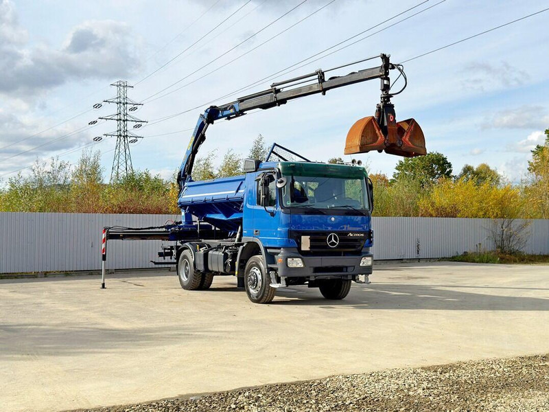 Mercedes-Benz ACTROS 1841 * PK 10501 + FUNK * TOP * 4x4 - 翻斗车, 起重车:图4 Mercedes-Benz ACTROS 1841 * PK 10501 + FUNK * TOP * 4x4 - 翻斗车, 起重车:图4