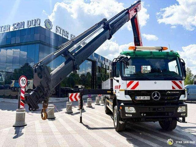 Mercedes-Benz ACTROS 2044A 4x4 Palfinger PK 20002 hds Crane - 栏板式/ 平板卡车, 起重车:图4 Mercedes-Benz ACTROS 2044A 4x4 Palfinger PK 20002 hds Crane - 栏板式/ 平板卡车, 起重车:图4