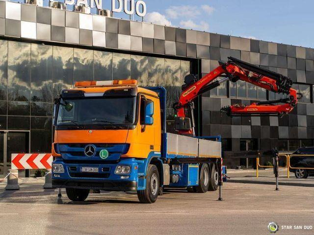 Mercedes-Benz ACTROS 2541 6x2 Palfinger PK 34002 Crane Winch - 栏板式/ 平板卡车, 起重车:图2 Mercedes-Benz ACTROS 2541 6x2 Palfinger PK 34002 Crane Winch - 栏板式/ 平板卡车, 起重车:图2