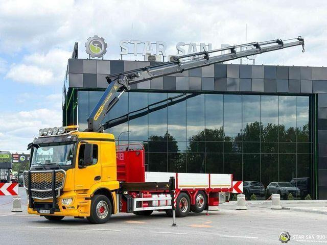 Mercedes-Benz ACTROS 2543 6x2 PalfingerPK 26002 EH Crane - 栏板式/ 平板卡车, 起重车:图4 Mercedes-Benz ACTROS 2543 6x2 PalfingerPK 26002 EH Crane - 栏板式/ 平板卡车, 起重车:图4