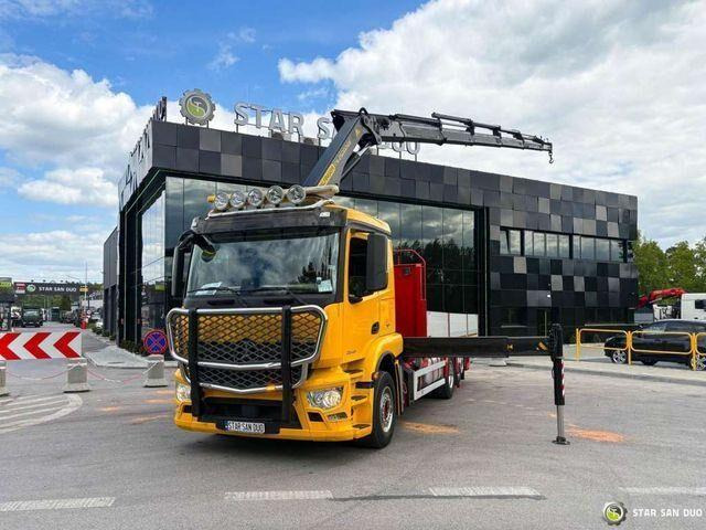 Mercedes-Benz ACTROS 2543 6x2 PalfingerPK 26002 EH Crane - 栏板式/ 平板卡车, 起重车:图5 Mercedes-Benz ACTROS 2543 6x2 PalfingerPK 26002 EH Crane - 栏板式/ 平板卡车, 起重车:图5