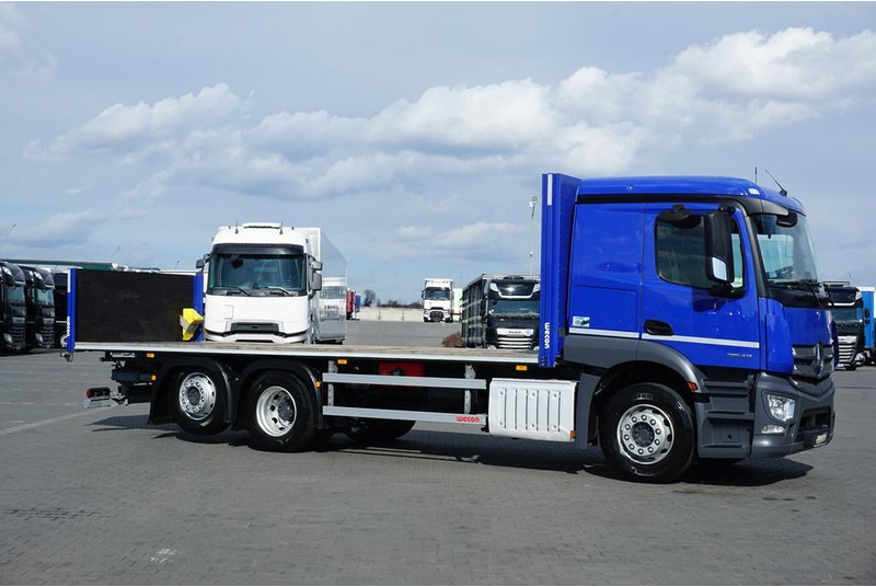 Mercedes-Benz ACTROS / 2543 / ACC / E 6 / PEŁNY ADR / PLATFORMA / ZAWIESIE POD - 栏板式/ 平板卡车:图4 Mercedes-Benz ACTROS / 2543 / ACC / E 6 / PEŁNY ADR / PLATFORMA / ZAWIESIE POD - 栏板式/ 平板卡车:图4