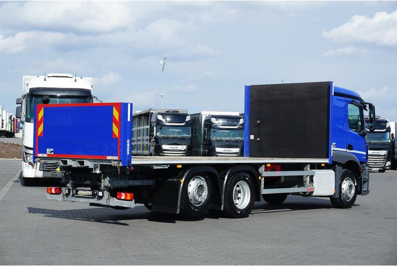 Mercedes-Benz ACTROS / 2543 / ACC / E 6 / PEŁNY ADR / PLATFORMA / ZAWIESIE POD - 栏板式/ 平板卡车:图5 Mercedes-Benz ACTROS / 2543 / ACC / E 6 / PEŁNY ADR / PLATFORMA / ZAWIESIE POD - 栏板式/ 平板卡车:图5