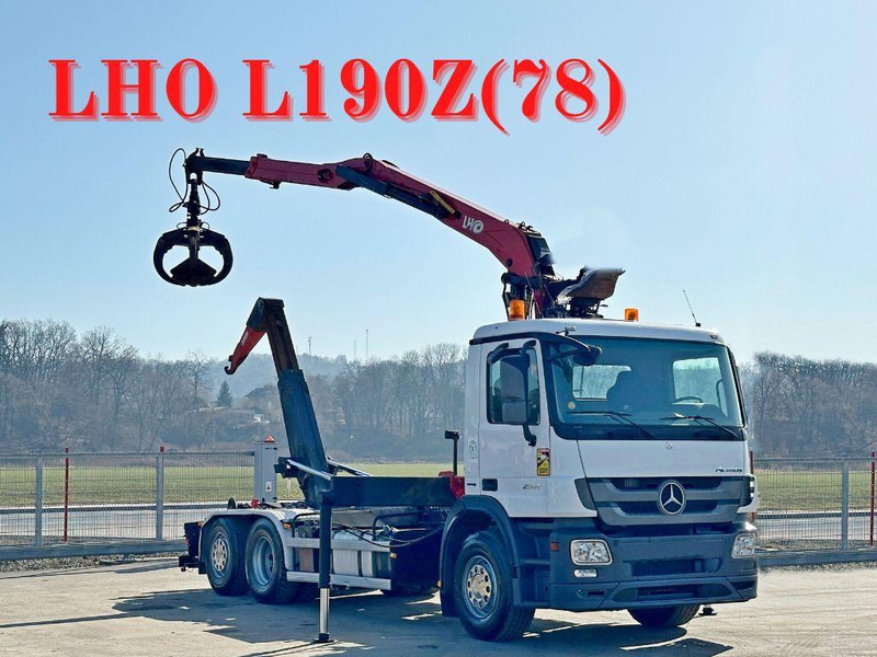 Mercedes-Benz ACTROS 2544 * ABROLLKIPPER * LHO L190Z(78) * TOP - 吊钩升降车, 起重车:图1 Mercedes-Benz ACTROS 2544 * ABROLLKIPPER * LHO L190Z(78) * TOP - 吊钩升降车, 起重车:图1