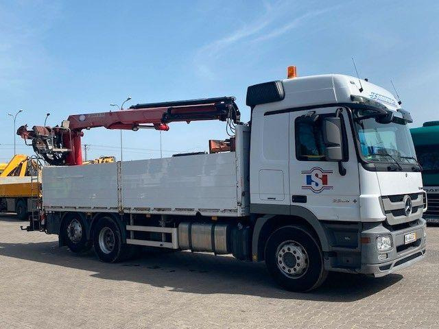 Mercedes-Benz ACTROS 2544 - 栏板式/ 平板卡车, 起重车:图3 Mercedes-Benz ACTROS 2544 - 栏板式/ 平板卡车, 起重车:图3