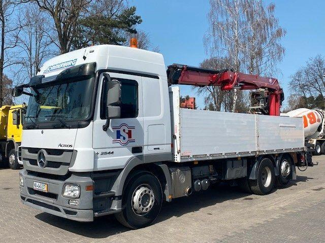 Mercedes-Benz ACTROS 2544 - 栏板式/ 平板卡车, 起重车:图2 Mercedes-Benz ACTROS 2544 - 栏板式/ 平板卡车, 起重车:图2