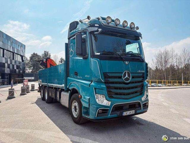 Mercedes-Benz ACTROS 2545 6x2 Palfinger PK 16001 HDS Crane - 栏板式/ 平板卡车, 起重车:图5 Mercedes-Benz ACTROS 2545 6x2 Palfinger PK 16001 HDS Crane - 栏板式/ 平板卡车, 起重车:图5