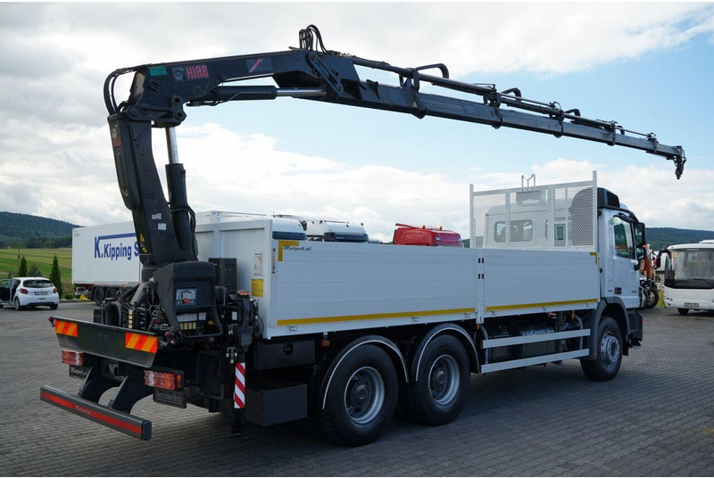 Mercedes-Benz ACTROS 2636 / 6x4 / SKRZYNIOWY 6,5 M + HDS HIAB / MOCNA PODŁOGA - 栏板式/ 平板卡车, 起重车:图5 Mercedes-Benz ACTROS 2636 / 6x4 / SKRZYNIOWY 6,5 M + HDS HIAB / MOCNA PODŁOGA - 栏板式/ 平板卡车, 起重车:图5