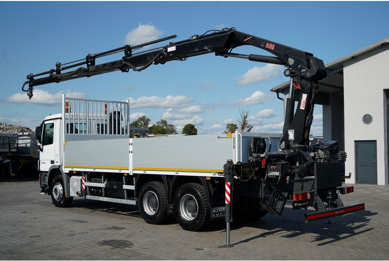 Mercedes-Benz ACTROS 2636 / 6x4 / SKRZYNIOWY 7 M + HDS HIAB - WYSÓW 12,6 M / - 栏板式/ 平板卡车, 起重车:图4 Mercedes-Benz ACTROS 2636 / 6x4 / SKRZYNIOWY 7 M + HDS HIAB - WYSÓW 12,6 M / - 栏板式/ 平板卡车, 起重车:图4