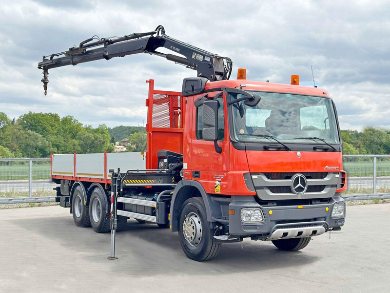 Mercedes-Benz ACTROS 2636 *HIAB 122 BS-2 HIDUO + FUNK/6x4 * TOP - 栏板式/ 平板卡车, 起重车:图2 Mercedes-Benz ACTROS 2636 *HIAB 122 BS-2 HIDUO + FUNK/6x4 * TOP - 栏板式/ 平板卡车, 起重车:图2