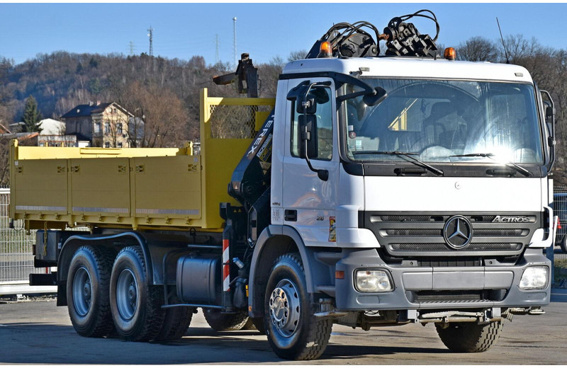 Mercedes-Benz ACTROS 2636 * TEREX 165.2E - A4 + FUNK/6x4 - 翻斗车, 起重车:图3 Mercedes-Benz ACTROS 2636 * TEREX 165.2E - A4 + FUNK/6x4 - 翻斗车, 起重车:图3