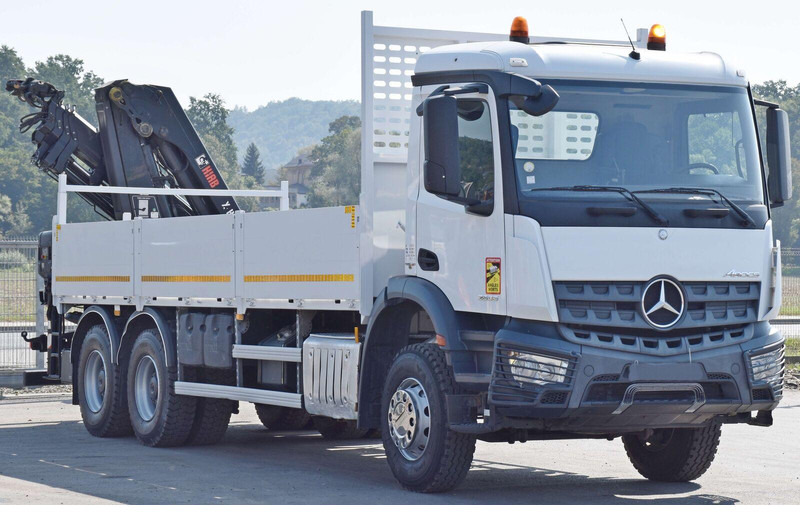 Mercedes-Benz ACTROS 2636 - 栏板式/ 平板卡车, 起重车:图4 Mercedes-Benz ACTROS 2636 - 栏板式/ 平板卡车, 起重车:图4