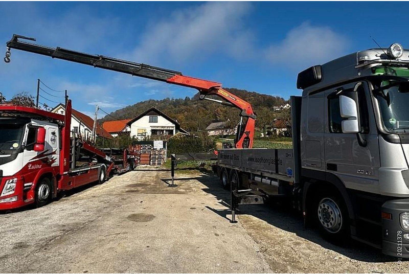 Mercedes-Benz ACTROS 2641 6x2 Crane PALFINGER PK 36002 - 栏板式/ 平板卡车, 起重车:图4 Mercedes-Benz ACTROS 2641 6x2 Crane PALFINGER PK 36002 - 栏板式/ 平板卡车, 起重车:图4