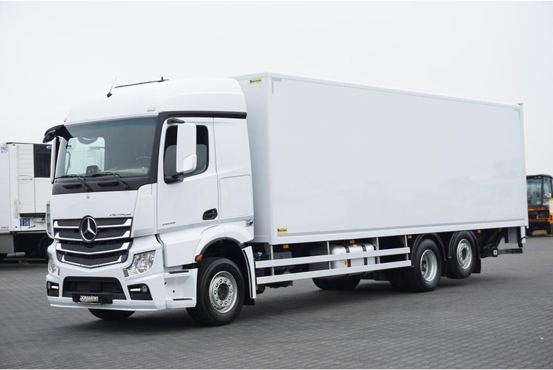Mercedes-Benz ACTROS / 2645 / E 6 / KONTENER + WINDA / 22 PALETY / ŁAD. 13 467 - 厢式卡车:图2 Mercedes-Benz ACTROS / 2645 / E 6 / KONTENER + WINDA / 22 PALETY / ŁAD. 13 467 - 厢式卡车:图2