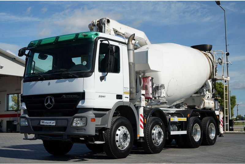 Mercedes-Benz ACTROS 3241 / POMPOGRUSZKA / 8X4 / BETONIARKA + POMPA SERMAC 3Z2 - 混凝土搅拌车:图3 Mercedes-Benz ACTROS 3241 / POMPOGRUSZKA / 8X4 / BETONIARKA + POMPA SERMAC 3Z2 - 混凝土搅拌车:图3