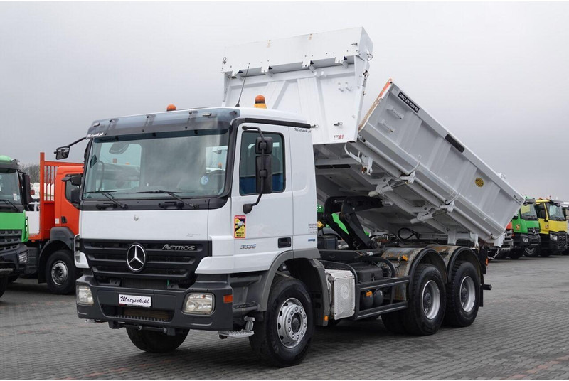 Mercedes-Benz ACTROS 3336 / 6x4 / WYWROTKA / BORDMATIC / HYDROBURTA / MEILLER - 翻斗车:图1 Mercedes-Benz ACTROS 3336 / 6x4 / WYWROTKA / BORDMATIC / HYDROBURTA / MEILLER - 翻斗车:图1