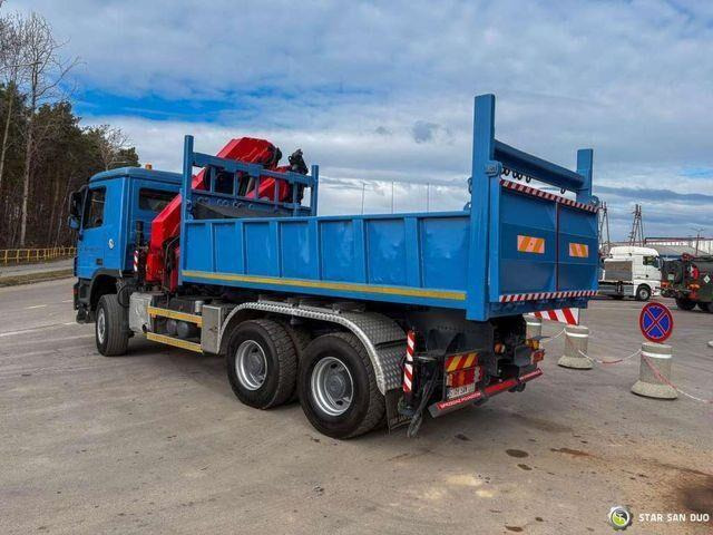 翻斗车, 起重车 Mercedes-Benz ACTROS 3341 6x6 HMF 4220 K4 CRANE KIPPER：图11