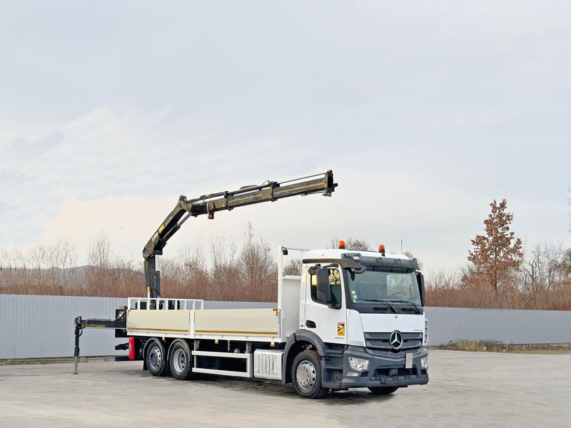 Mercedes-Benz ANTOS 2543* HIAB 144 BS - 2 HIDUO /FUNK - 栏板式/ 平板卡车:图2 Mercedes-Benz ANTOS 2543* HIAB 144 BS - 2 HIDUO /FUNK - 栏板式/ 平板卡车:图2