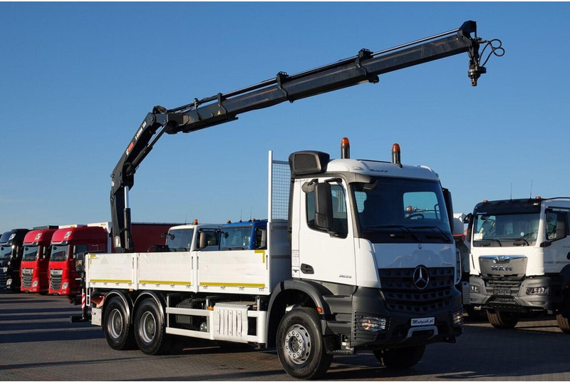 Mercedes-Benz AROCS 2633 / 6x4 / SKRZYNIOWY - 6,5 M / HDS HIAB 188 b-3 wysów: - 栏板式/ 平板卡车, 起重车:图5 Mercedes-Benz AROCS 2633 / 6x4 / SKRZYNIOWY - 6,5 M / HDS HIAB 188 b-3 wysów: - 栏板式/ 平板卡车, 起重车:图5